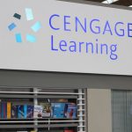 A cengage learning display